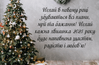 Привітання з Новим Роком 2025: картинки українською мовою для вас!