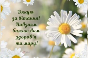 Дякую за привітання: Картинки для вираження вдячності онлайн