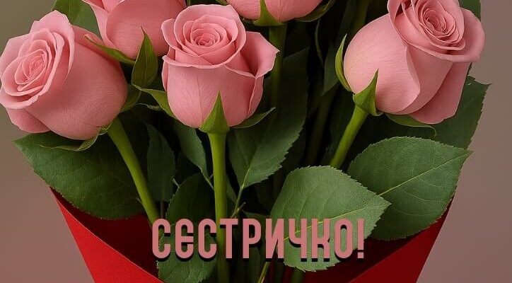 Картинки зворушливі: Привітання з днем народження сестрі до сліз