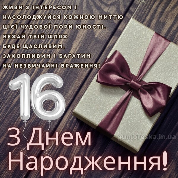 Привітання з днем народження