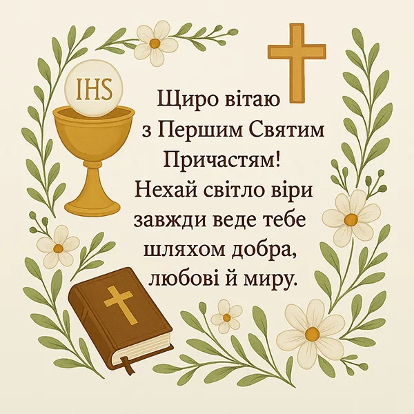 Перше Причастя 1