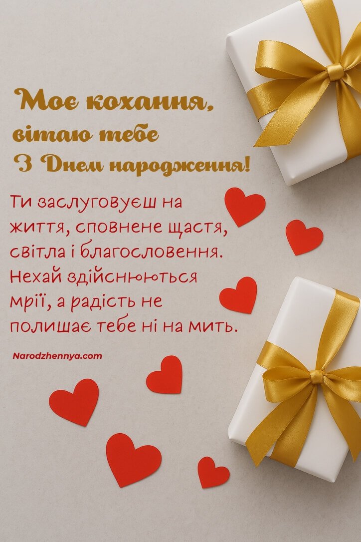 Вітання з нагоди дня народження