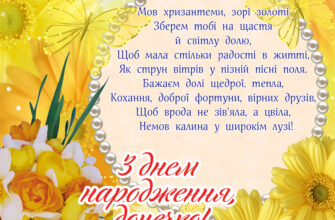 Листівки з Днем Народження Донечці: Ідеї для Неймовірних Побажань