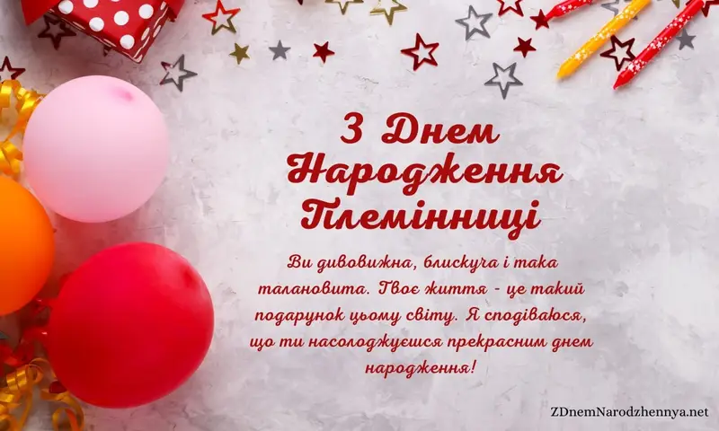 Привітання з днем народження