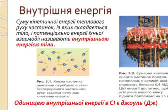 Внутрішня енергія: визначення, складові та вплив на фізичні процеси