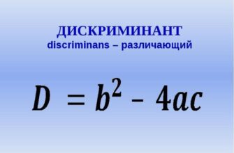 Що таке дискримінант: визначення, формули та застосування в математиці