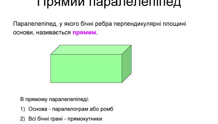 Що таке паралелепіпед: визначення, властивості та використання в житті