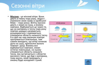 Що таке мусон: визначення, причини і вплив на клімат Землі