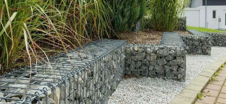 Габионы: конструкция, применение и преимущества в ландшафтном дизайне