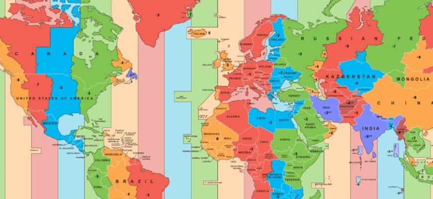 Часовые пояса: как они работают и влияют на наше повседневие?