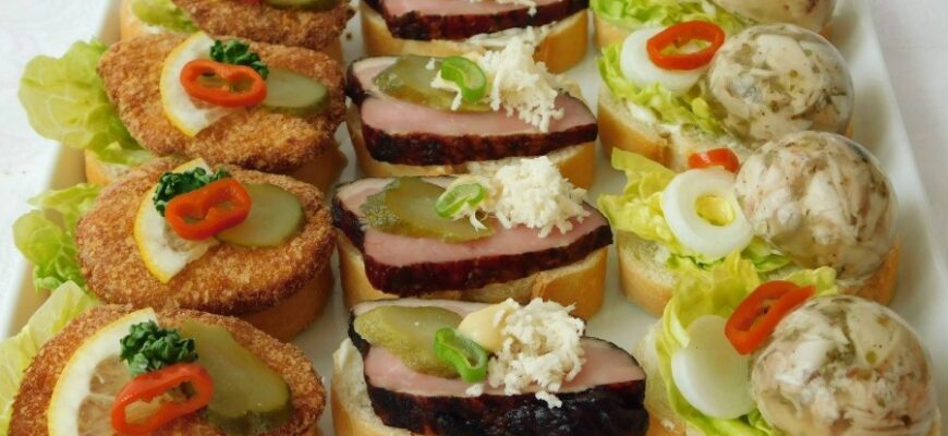 Канапе: что это такое и как их приготовить — подробный гид