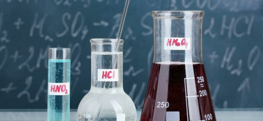 Что такое кислоты: виды, свойства и применение в повседневной жизни