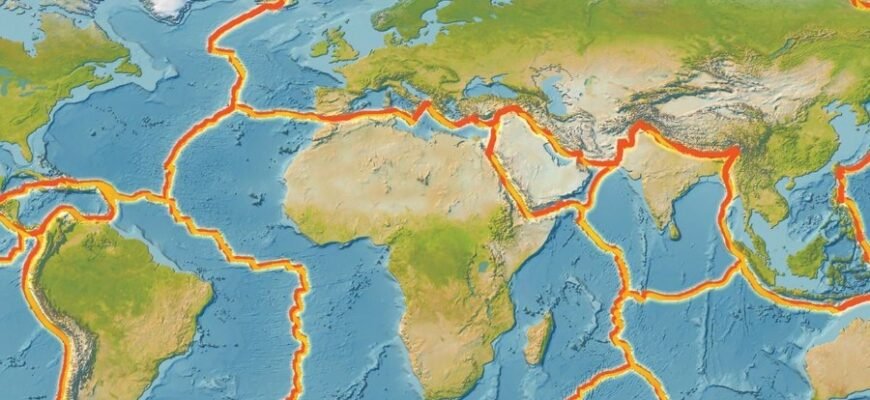 Литосферные плиты Земли: что это такое и как они движутся?