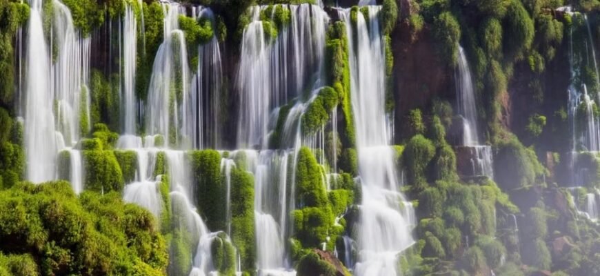 Всё о водопаде: определение, процессы образования и виды водопадов