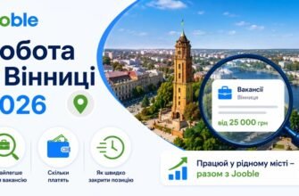 Робота у Вінниці 2026: де найлегше знайти вакансію, скільки платять і як швидко закрити позицію на порталі Jooble