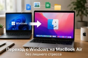 Переход с Windows на MacBook Air: как освоить macOS без лишнего стресса