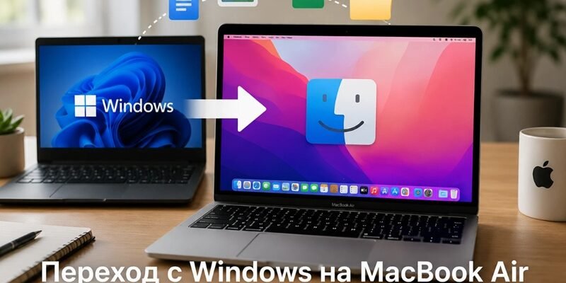 Переход с Windows на MacBook Air: как освоить macOS без лишнего стресса