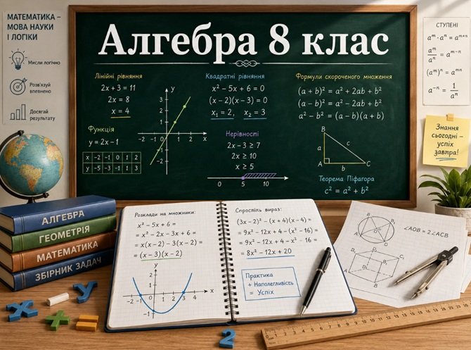 алгебра у 8 класі