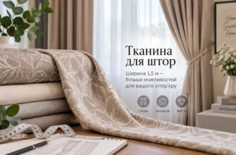 Штори з тканини 1,5 м: як вибрати формат і правильно розрахувати пошиття