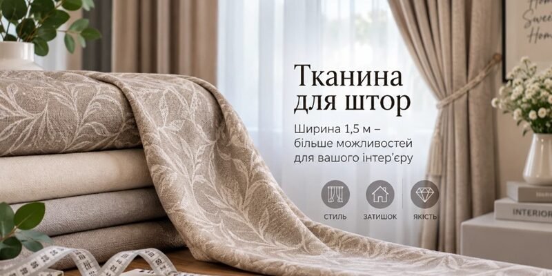 Штори з тканини 1,5 м: як вибрати формат і правильно розрахувати пошиття